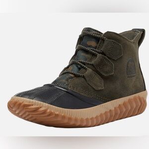 Sorel Women's Green and Brown Ankle Boots